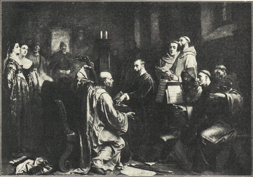 An illustration from Belgische Kunst des 19. Jahrhunderts, 1906, leaf 123