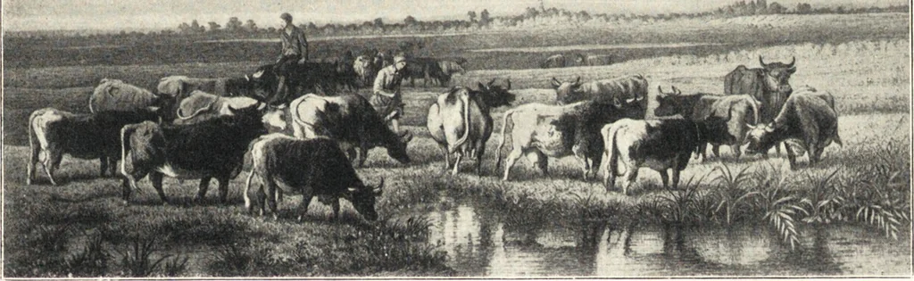An illustration from Belgische Kunst des 19. Jahrhunderts, 1906, leaf 124