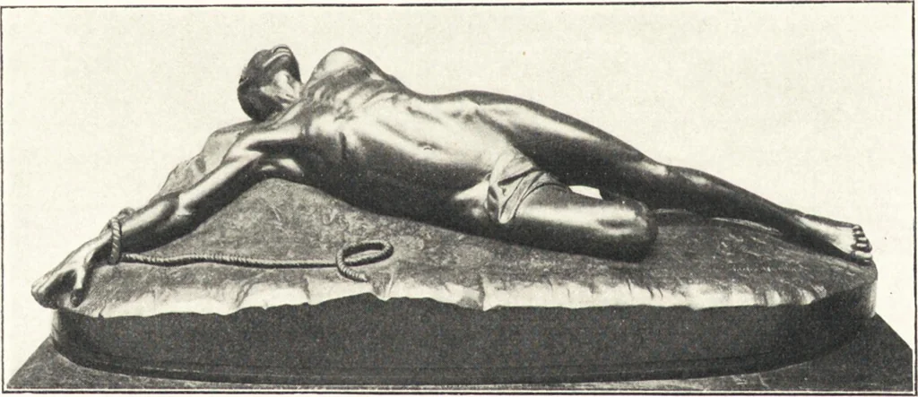 An illustration from Belgische Kunst des 19. Jahrhunderts, 1906, leaf 125