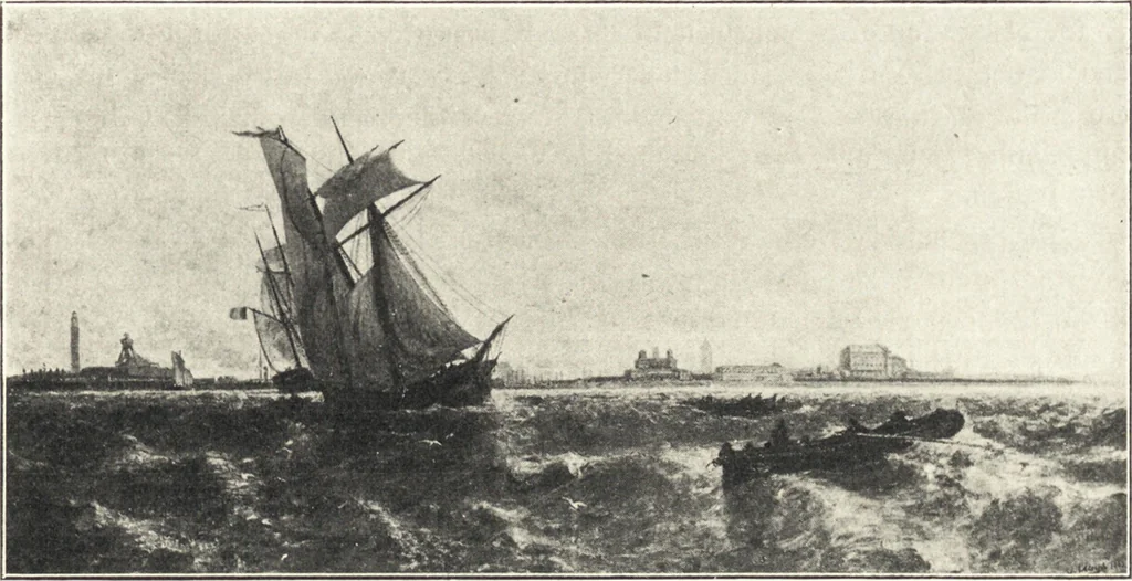 An illustration from Belgische Kunst des 19. Jahrhunderts, 1906, leaf 126