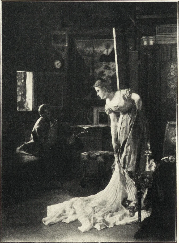 An illustration from Belgische Kunst des 19. Jahrhunderts, 1906, leaf 150