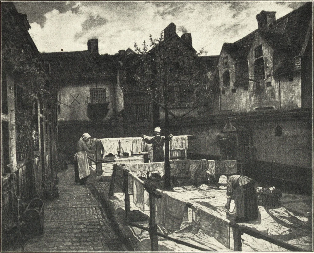 An illustration from Belgische Kunst des 19. Jahrhunderts, 1906, leaf 158