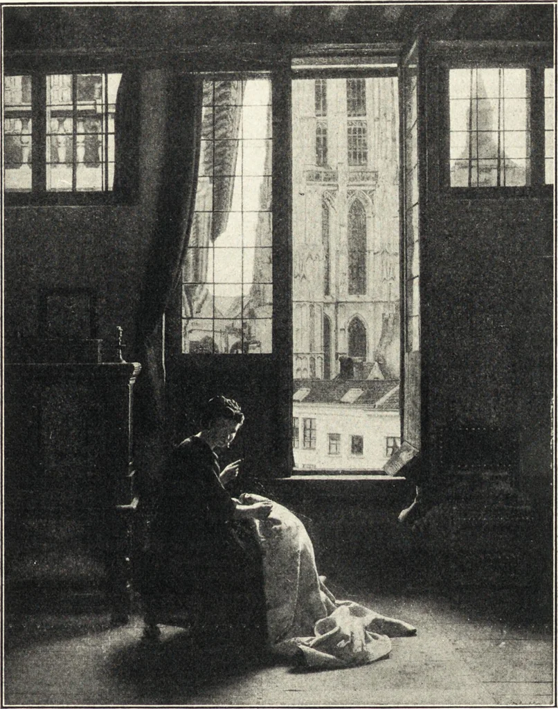 An illustration from Belgische Kunst des 19. Jahrhunderts, 1906, leaf 160