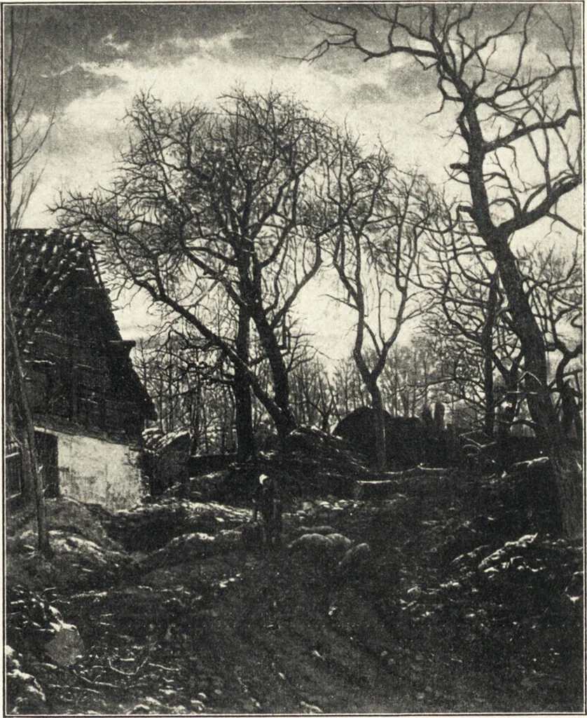 An illustration from Belgische Kunst des 19. Jahrhunderts, 1906, leaf 166