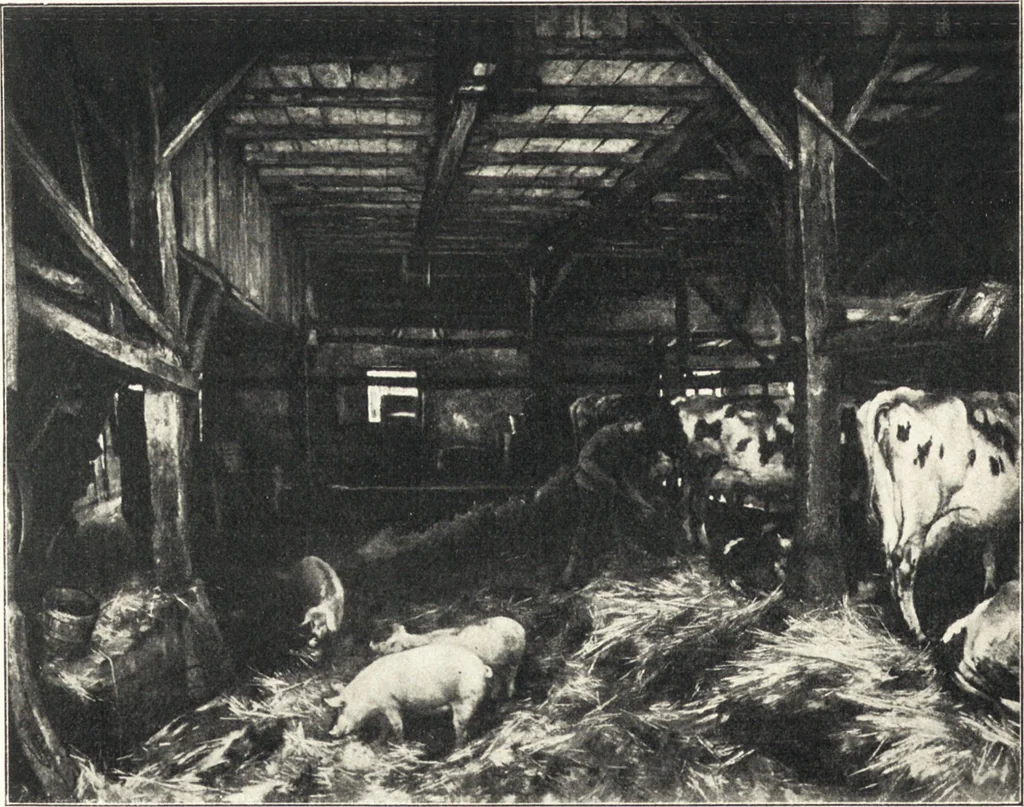 An illustration from Belgische Kunst des 19. Jahrhunderts, 1906, leaf 167