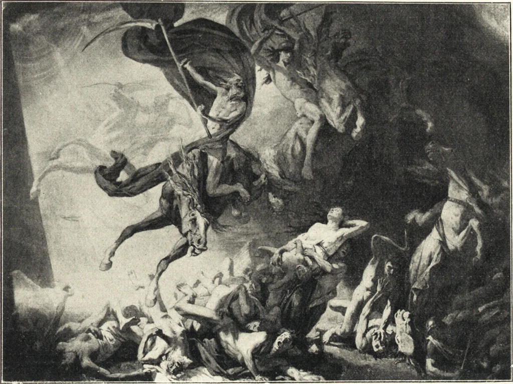 An illustration from Belgische Kunst des 19. Jahrhunderts, 1906, leaf 174