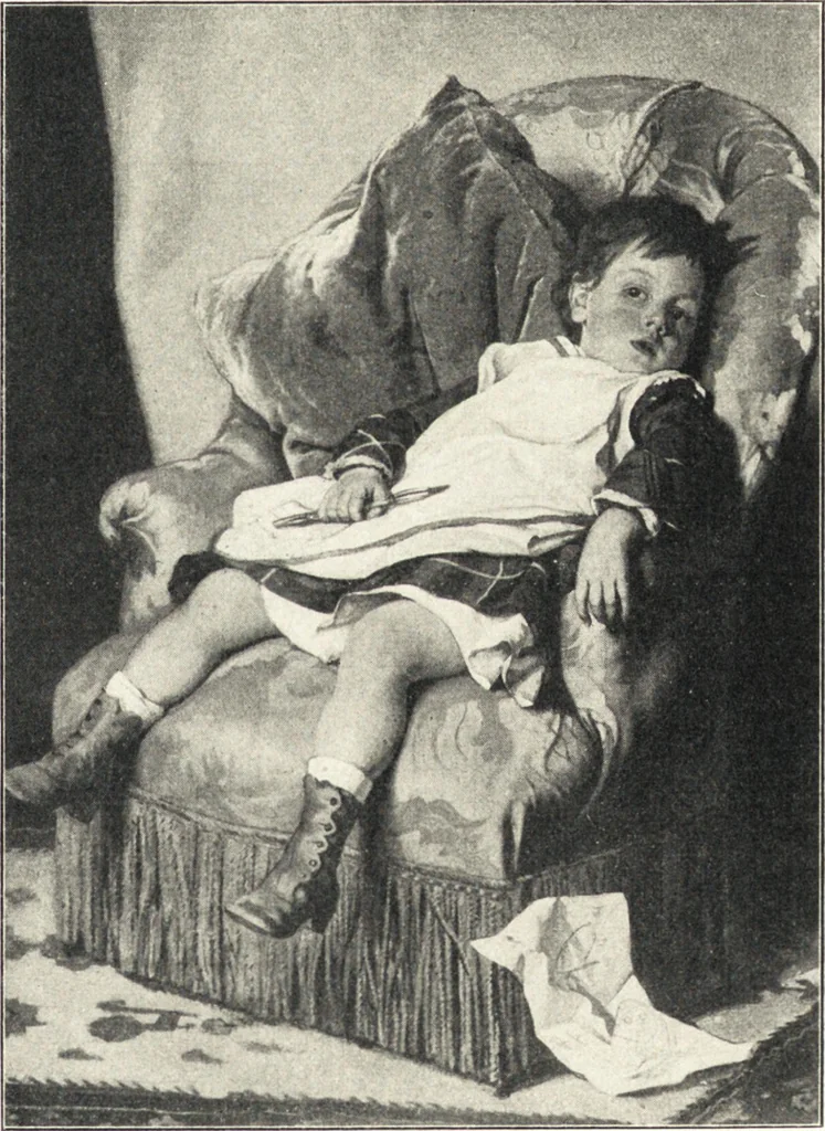 An illustration from Belgische Kunst des 19. Jahrhunderts, 1906, leaf 178