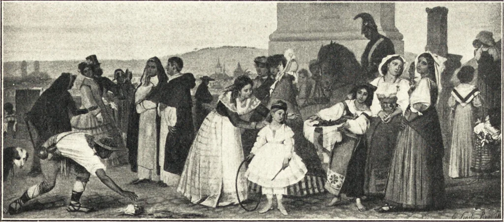 An illustration from Belgische Kunst des 19. Jahrhunderts, 1906, leaf 184
