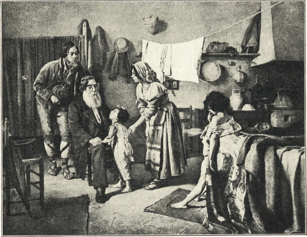 An illustration from Belgische Kunst des 19. Jahrhunderts, 1906, leaf 185