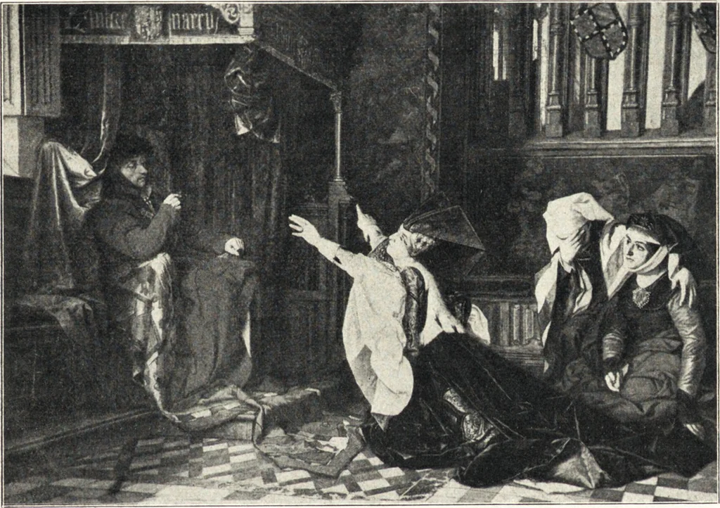 An illustration from Belgische Kunst des 19. Jahrhunderts, 1906, leaf 196