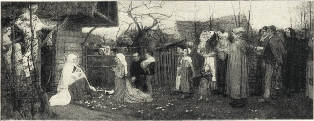 An illustration from Belgische Kunst des 19. Jahrhunderts, 1906, leaf 197