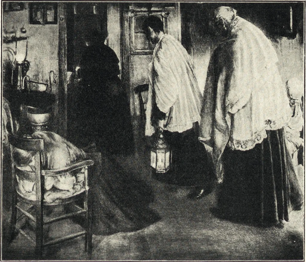 An illustration from Belgische Kunst des 19. Jahrhunderts, 1906, leaf 198