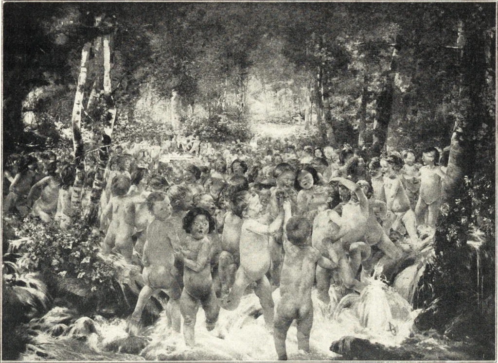 An illustration from Belgische Kunst des 19. Jahrhunderts, 1906, leaf 200