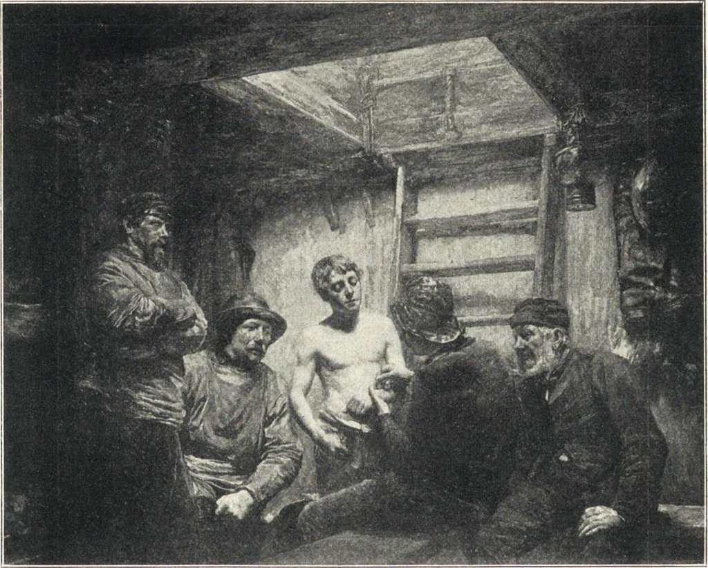 An illustration from Belgische Kunst des 19. Jahrhunderts, 1906, leaf 203