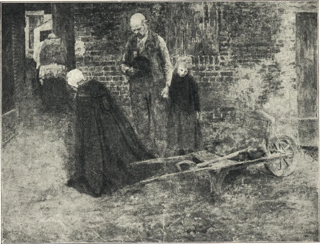 An illustration from Belgische Kunst des 19. Jahrhunderts, 1906, leaf 205