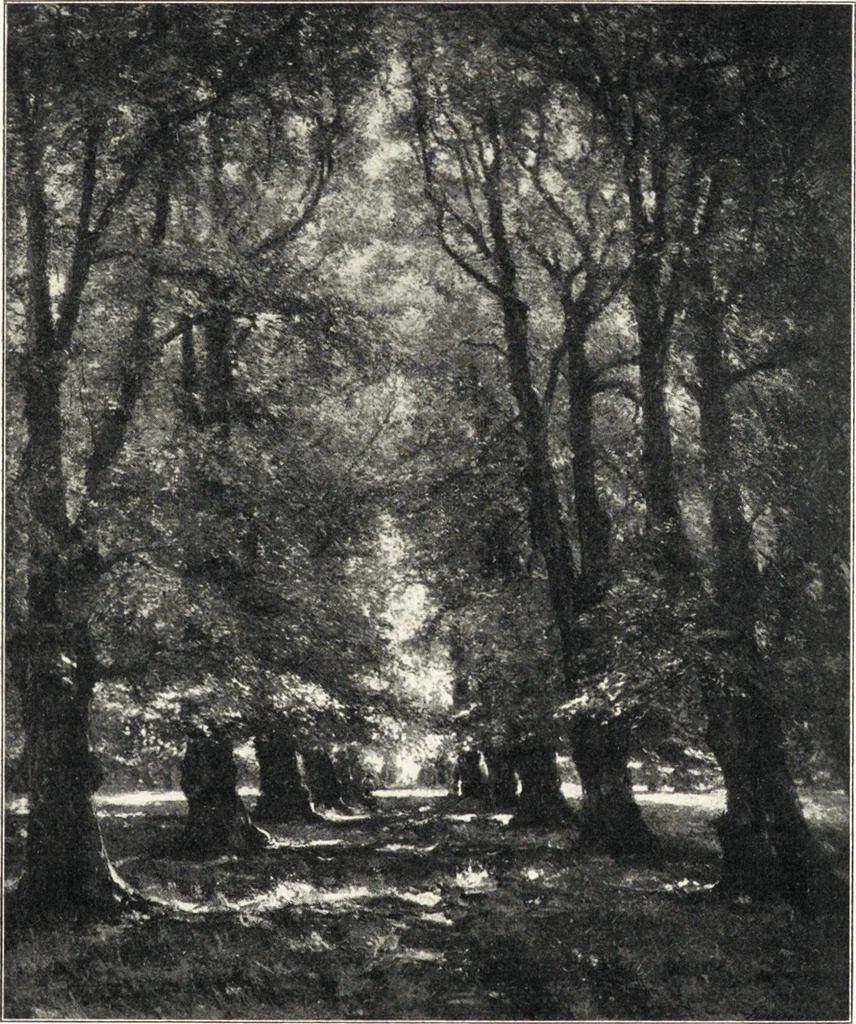 An illustration from Belgische Kunst des 19. Jahrhunderts, 1906, leaf 208