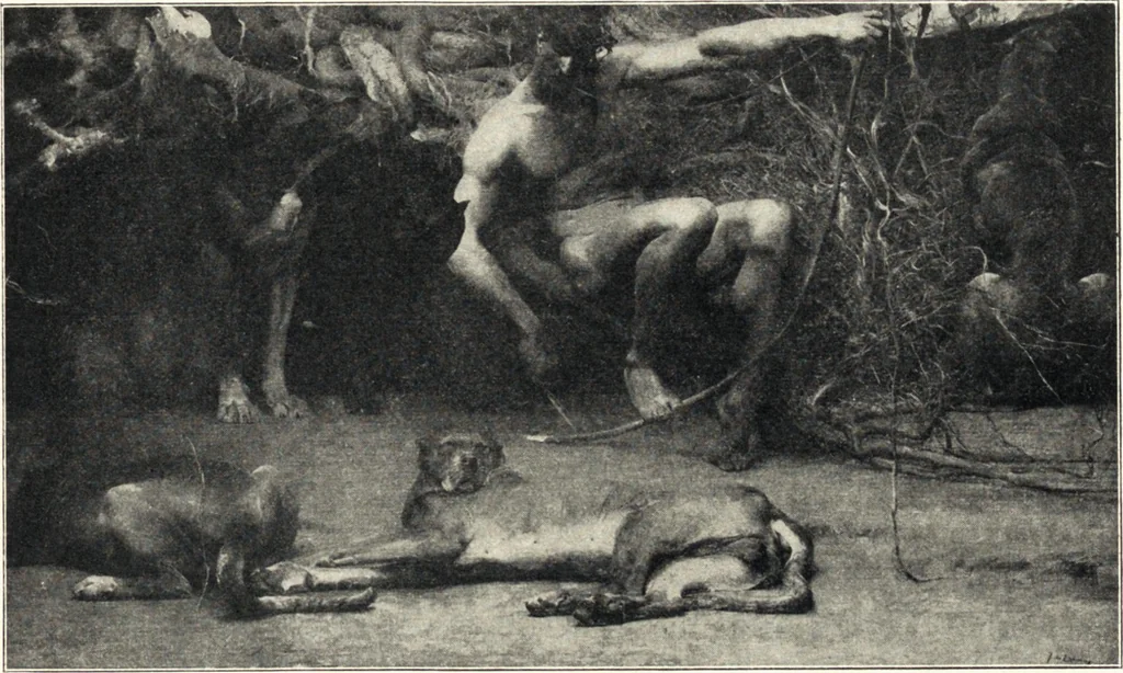 An illustration from Belgische Kunst des 19. Jahrhunderts, 1906, leaf 212