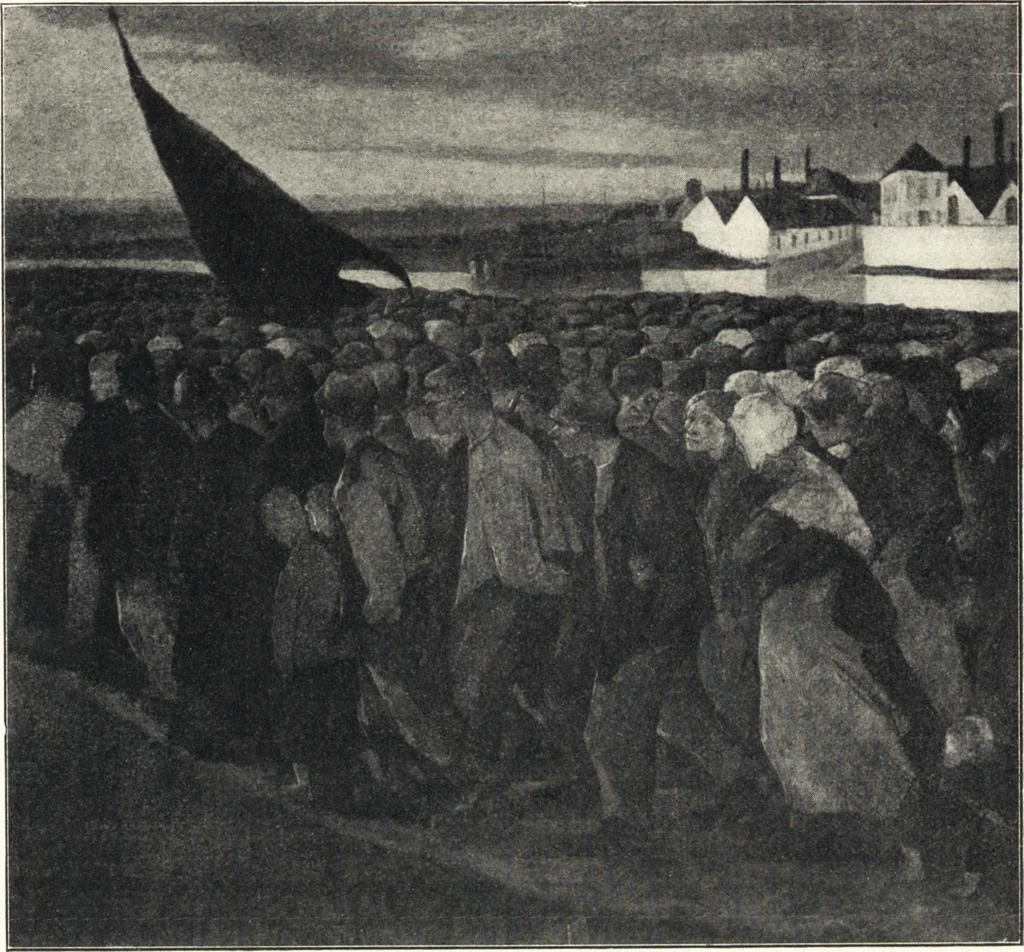 An illustration from Belgische Kunst des 19. Jahrhunderts, 1906, leaf 217