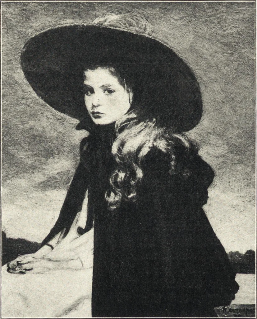 An illustration from Belgische Kunst des 19. Jahrhunderts, 1906, leaf 221