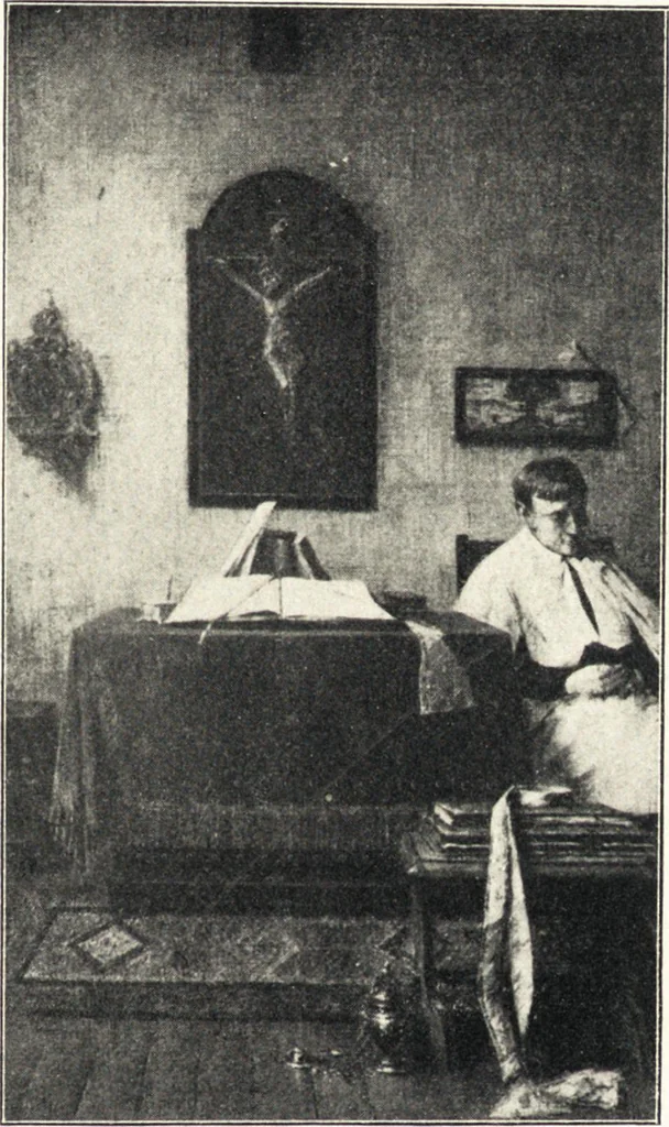 An illustration from Belgische Kunst des 19. Jahrhunderts, 1906, leaf 222