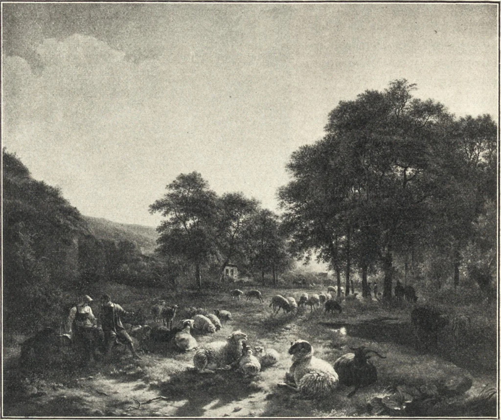 An illustration from Belgische Kunst des 19. Jahrhunderts, 1906, leaf 23