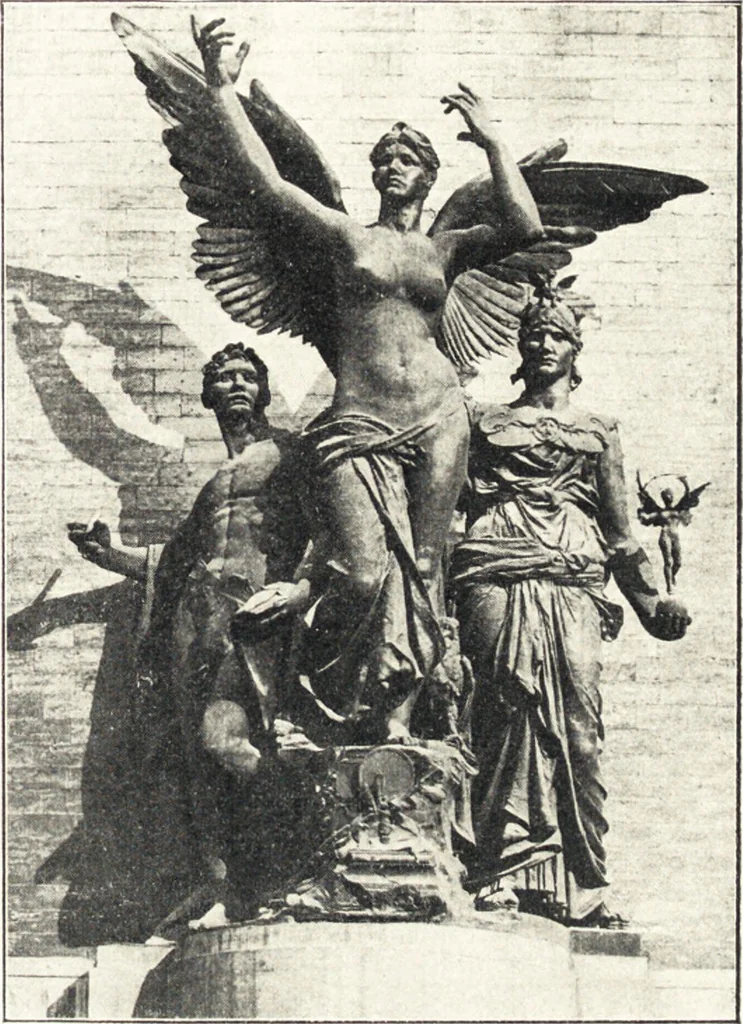 An illustration from Belgische Kunst des 19. Jahrhunderts, 1906, leaf 234