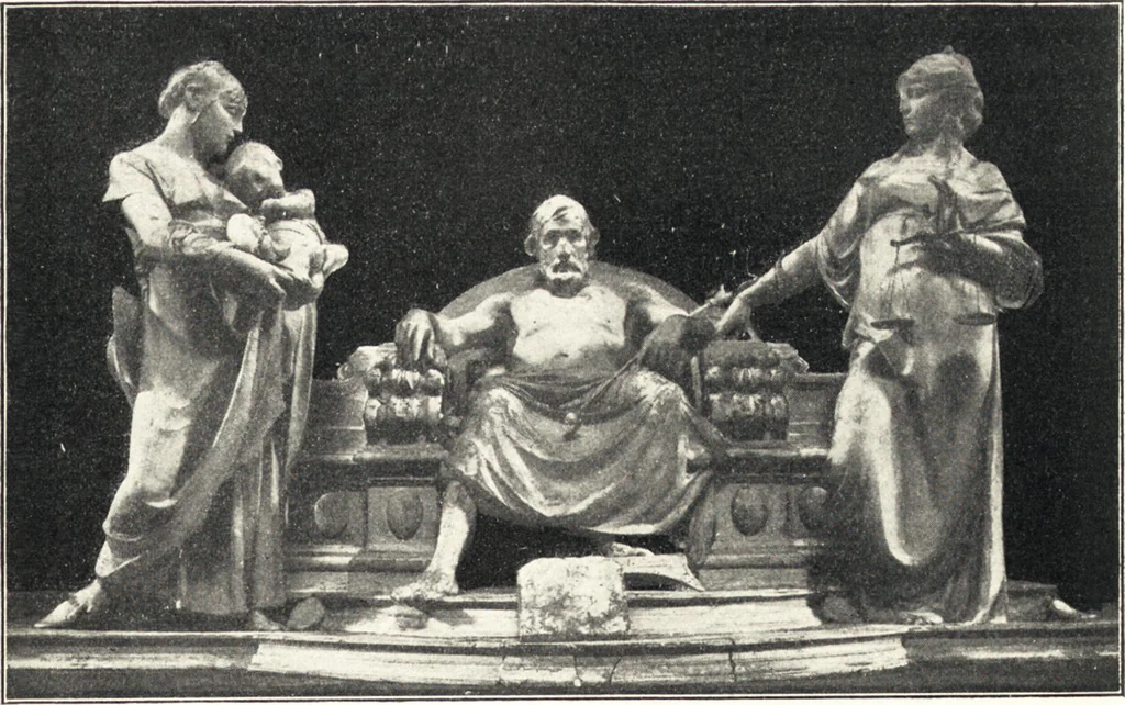 An illustration from Belgische Kunst des 19. Jahrhunderts, 1906, leaf 234