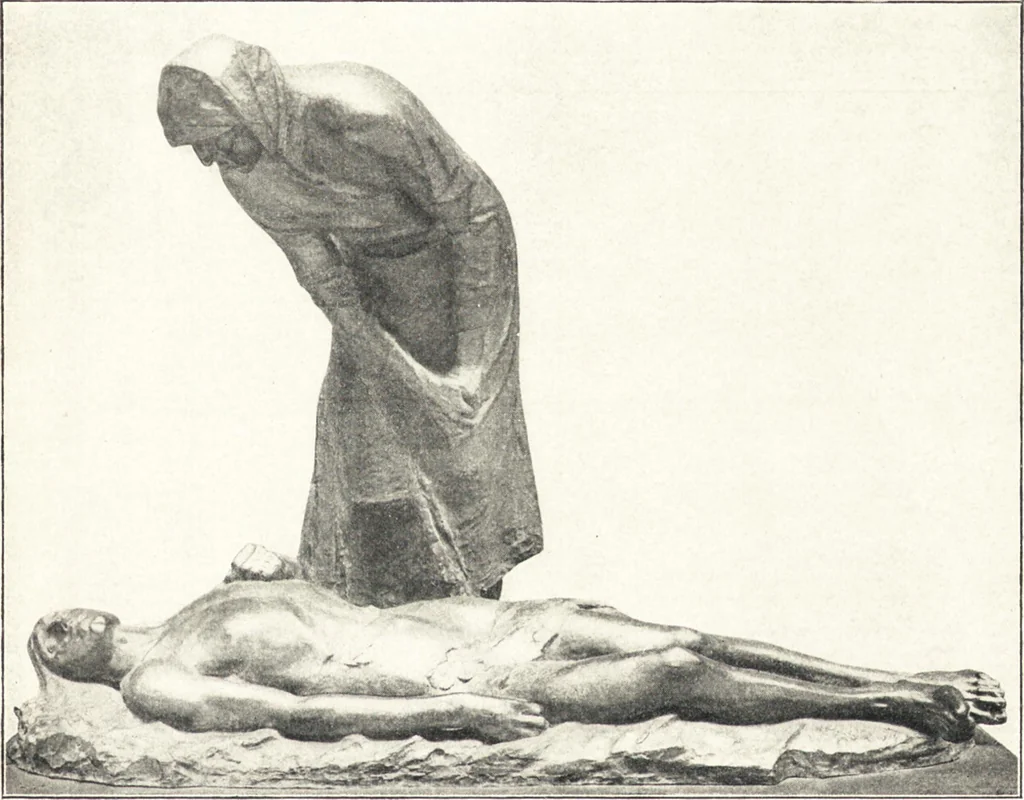 An illustration from Belgische Kunst des 19. Jahrhunderts, 1906, leaf 238