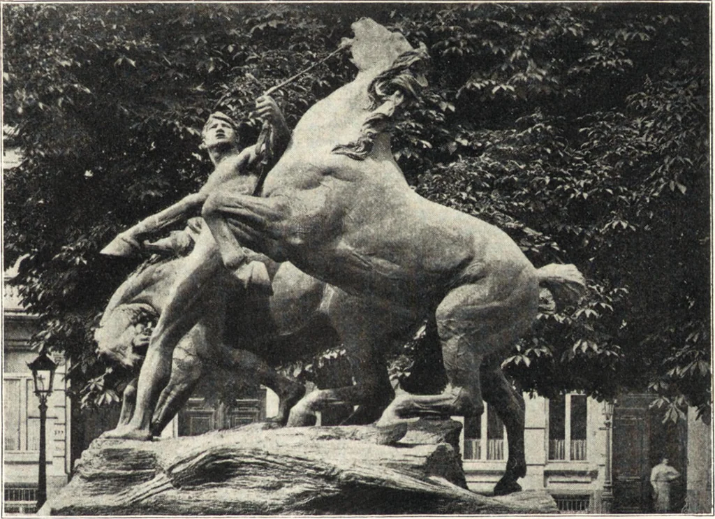 An illustration from Belgische Kunst des 19. Jahrhunderts, 1906, leaf 242