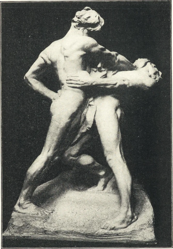 An illustration from Belgische Kunst des 19. Jahrhunderts, 1906, leaf 243
