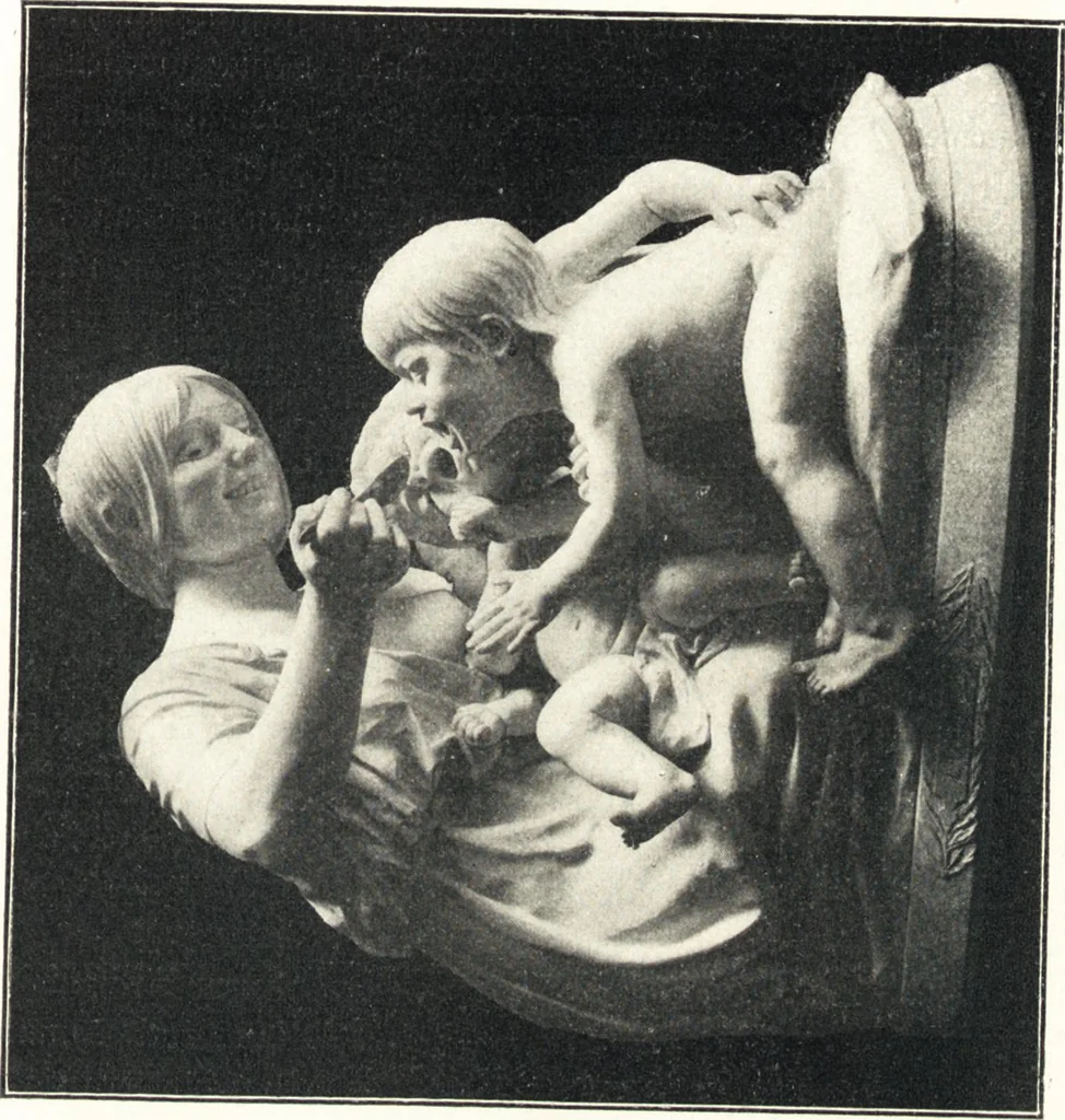 An illustration from Belgische Kunst des 19. Jahrhunderts, 1906, leaf 244