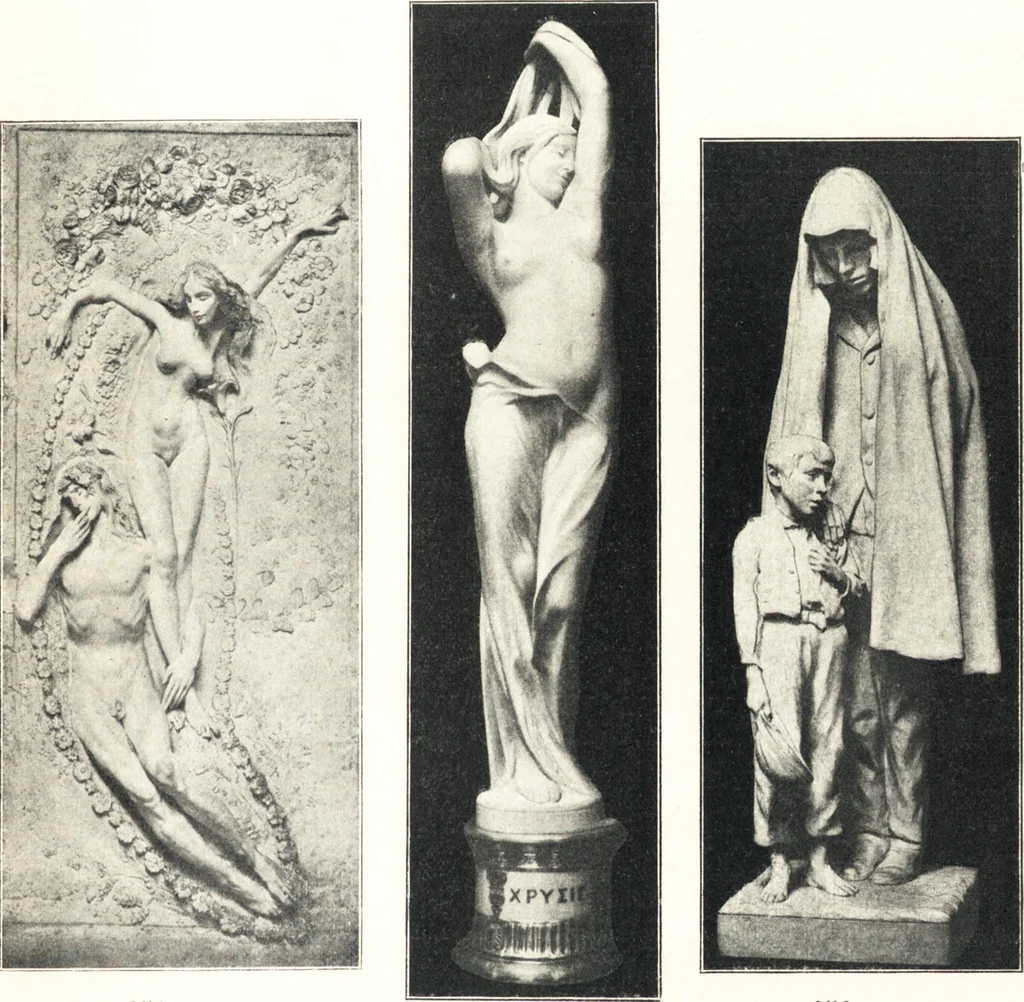 An illustration from Belgische Kunst des 19. Jahrhunderts, 1906, leaf 248