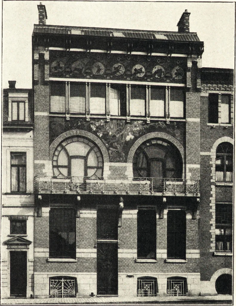 An illustration from Belgische Kunst des 19. Jahrhunderts, 1906, leaf 266