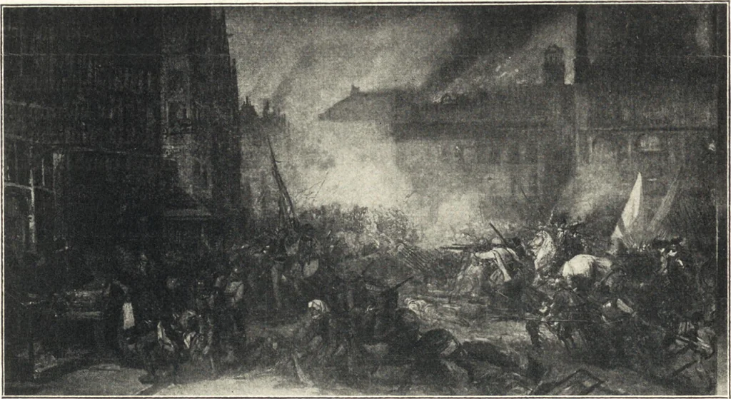 An illustration from Belgische Kunst des 19. Jahrhunderts, 1906, leaf 45