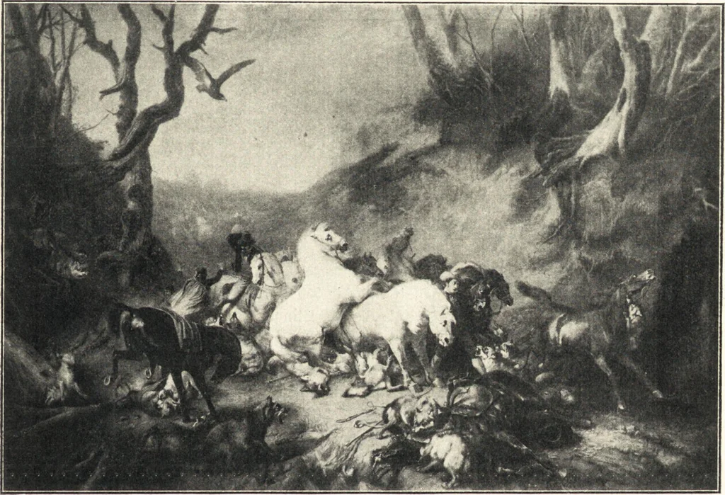 An illustration from Belgische Kunst des 19. Jahrhunderts, 1906, leaf 56