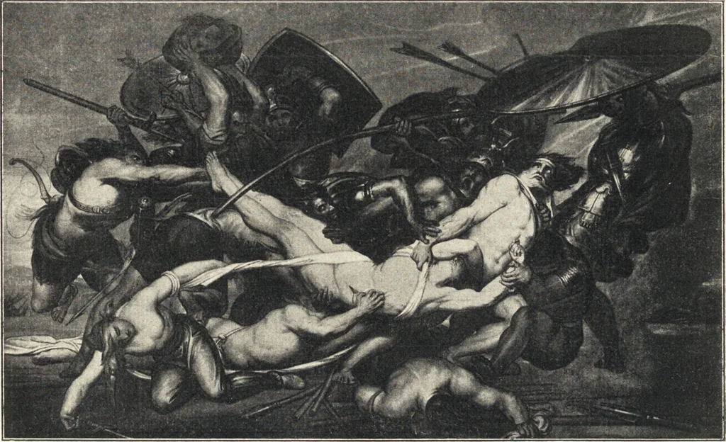 An illustration from Belgische Kunst des 19. Jahrhunderts, 1906, leaf 57