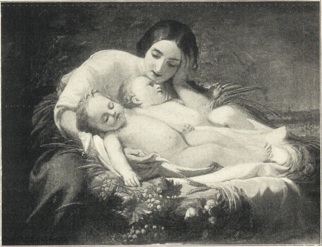 An illustration from Belgische Kunst des 19. Jahrhunderts, 1906, leaf 73