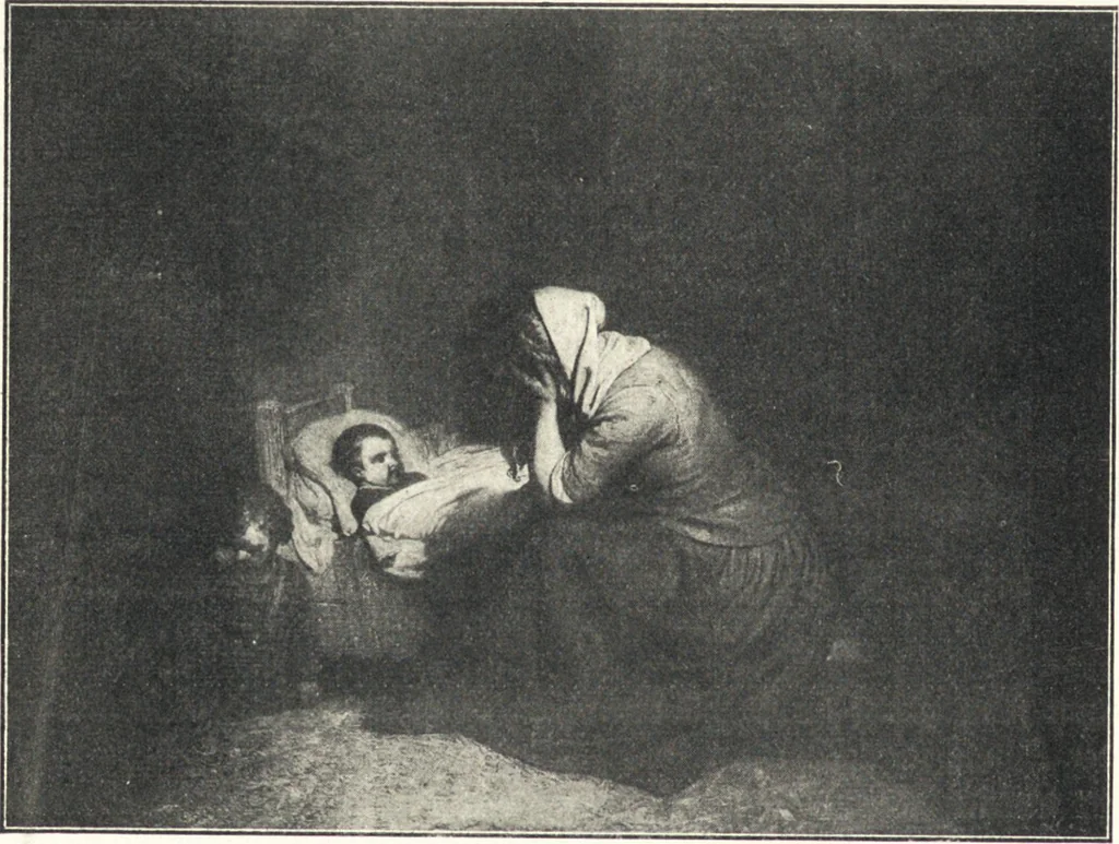 An illustration from Belgische Kunst des 19. Jahrhunderts, 1906, leaf 77