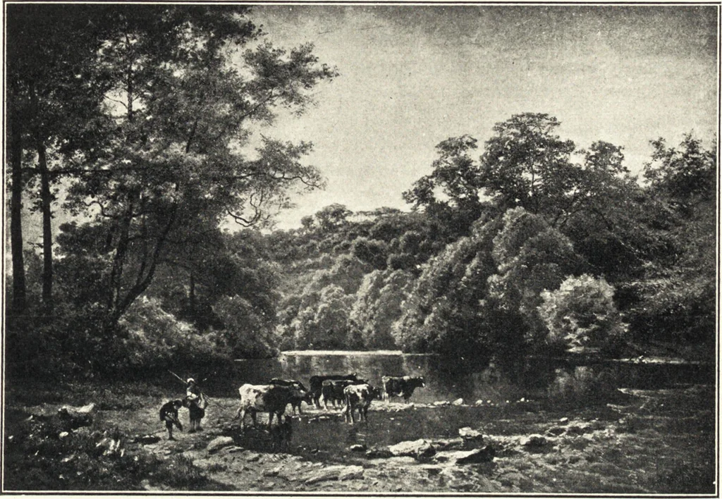 An illustration from Belgische Kunst des 19. Jahrhunderts, 1906, leaf 80