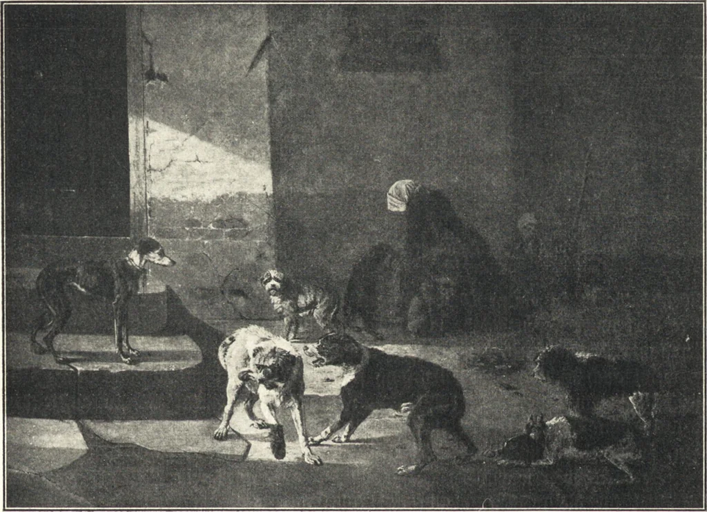 An illustration from Belgische Kunst des 19. Jahrhunderts, 1906, leaf 81