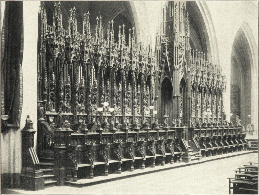 An illustration from Belgische Kunst des 19. Jahrhunderts, 1906, leaf 84
