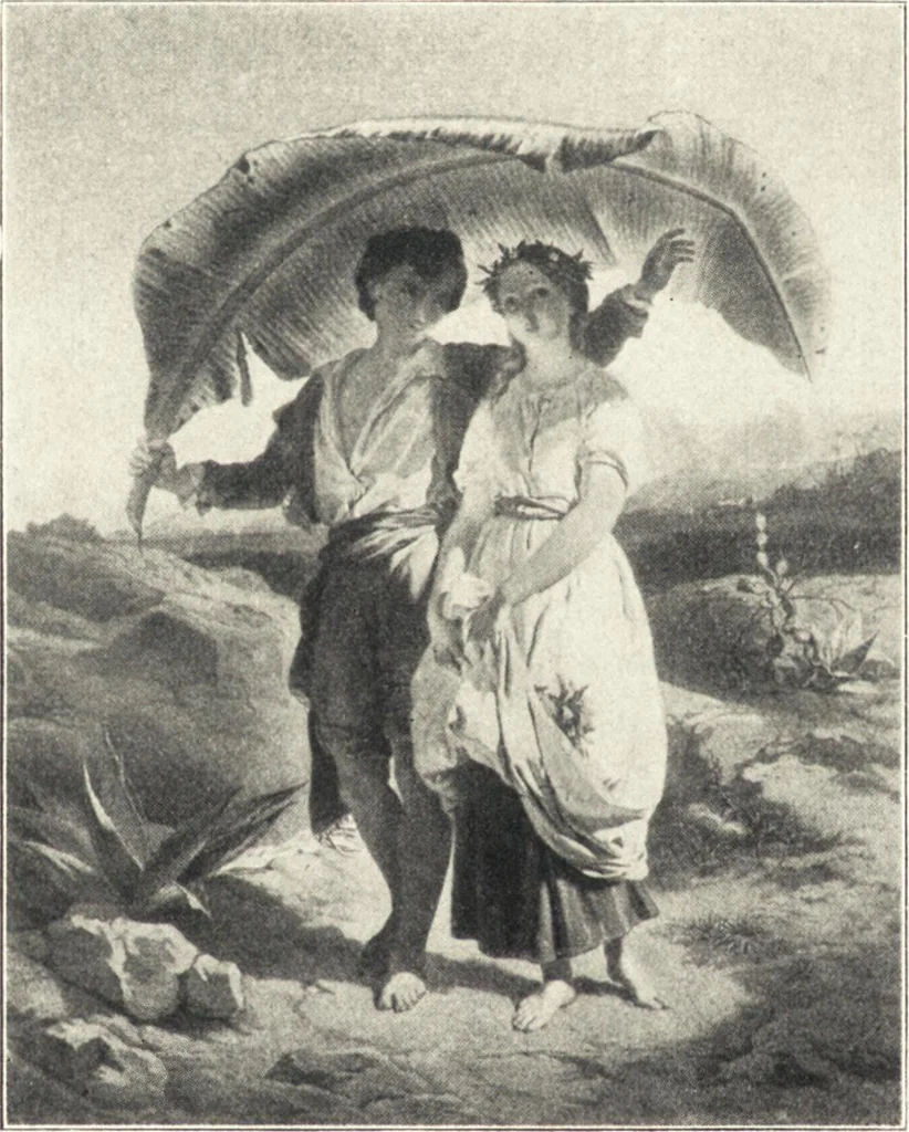 An illustration from Belgische Kunst des 19. Jahrhunderts, 1906, leaf 91