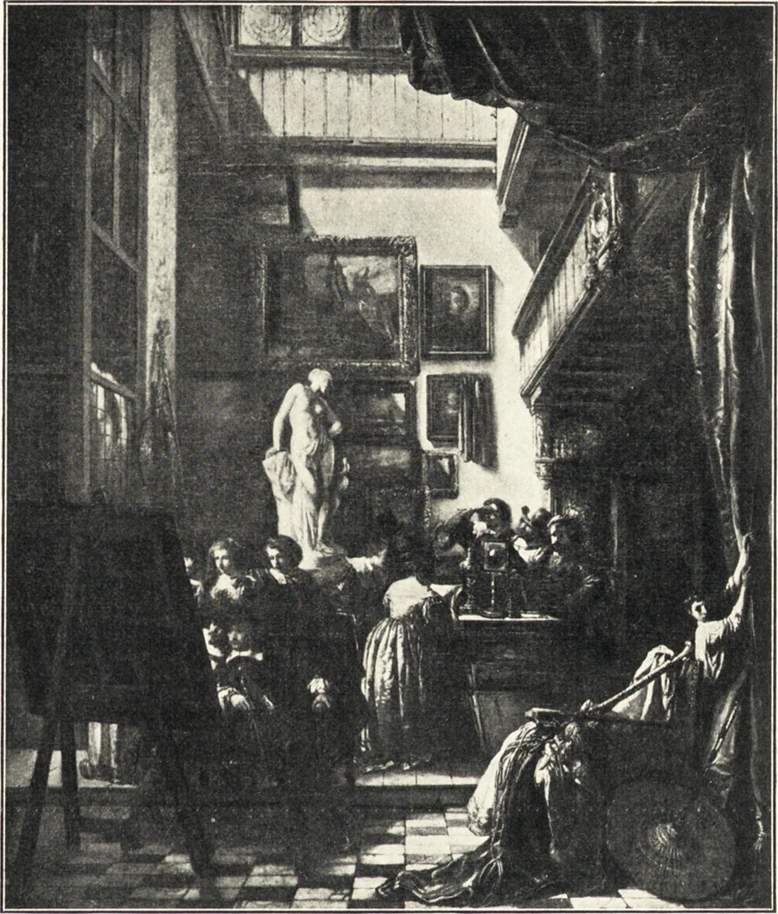 An illustration from Belgische Kunst des 19. Jahrhunderts, 1906, leaf 98