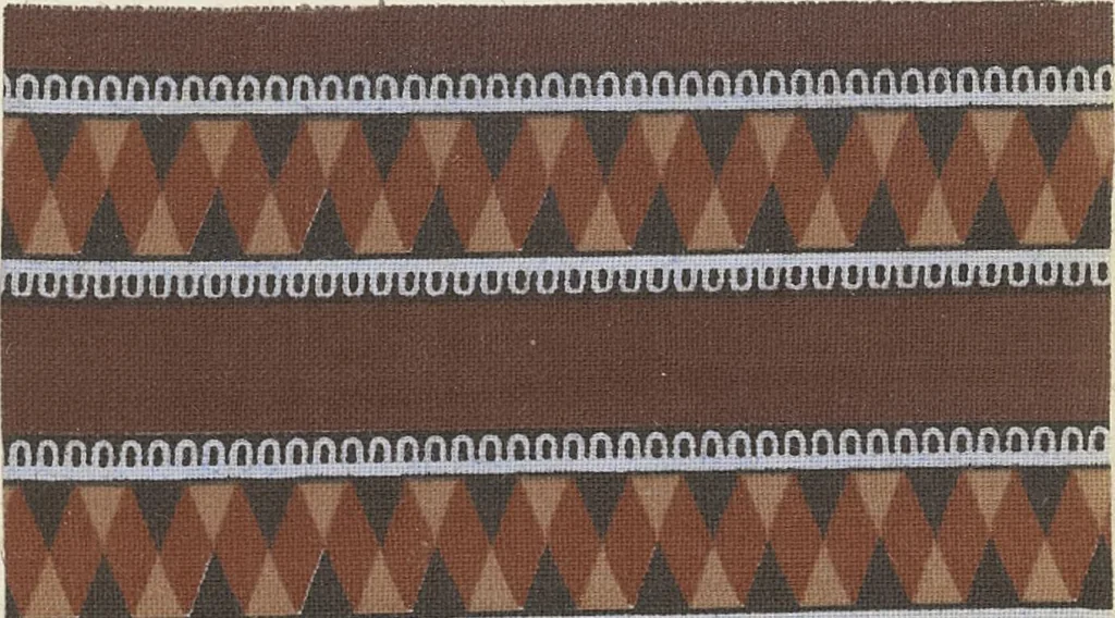 An illustration from A practical handbook of dyeing and calico-printing. With eleven page-plates, forty-seven specimens of dyed and printed fabrics, and thirty-eight woodcuts, 1874, leaf 608