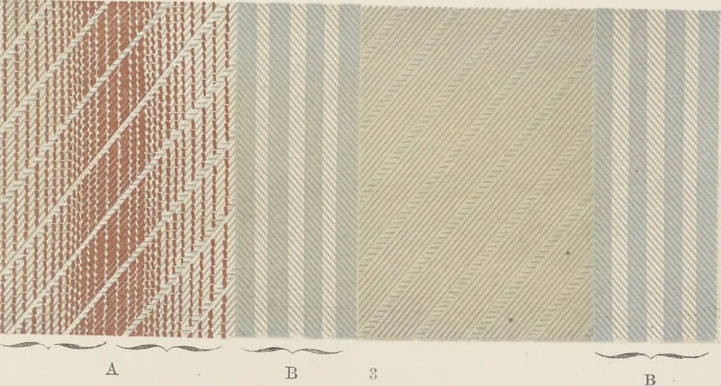 An illustration from Colour in woven design, 1890, leaf 186