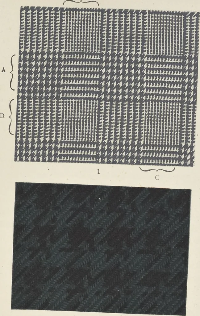 An illustration from Colour in woven design, 1890, leaf 214