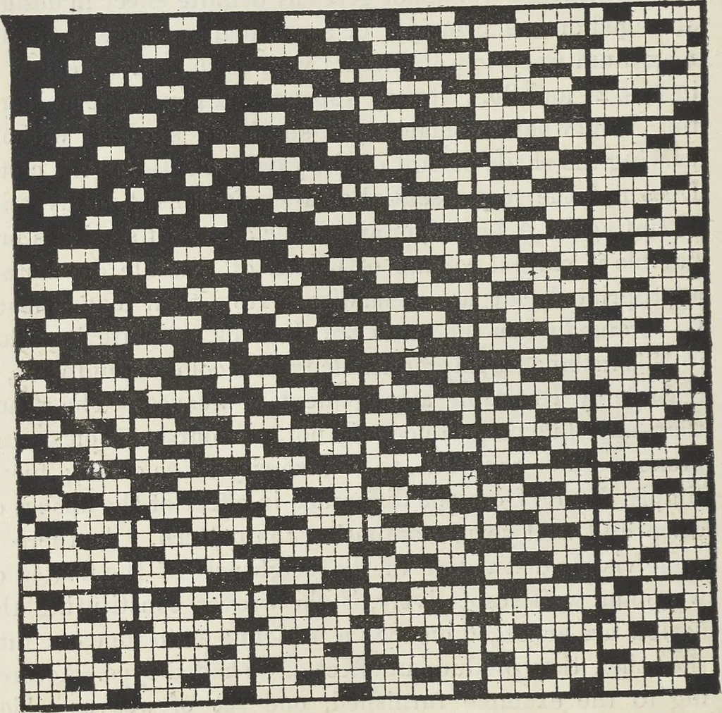 An illustration from Colour in woven design, 1890, leaf 231