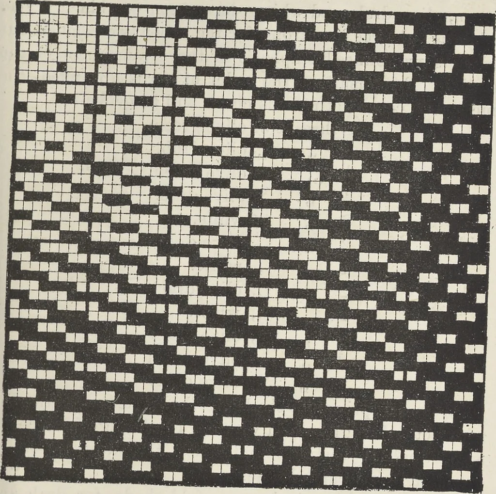 An illustration from Colour in woven design, 1890, leaf 232