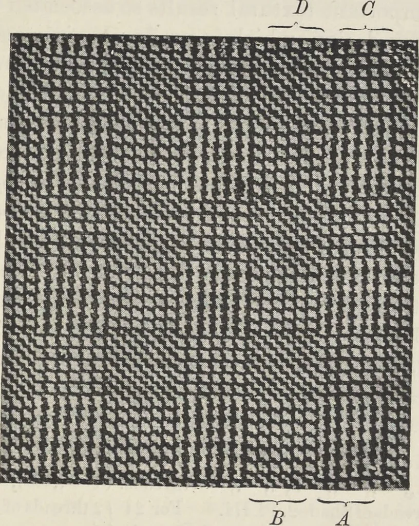 An illustration from Colour in woven design, 1890, leaf 280