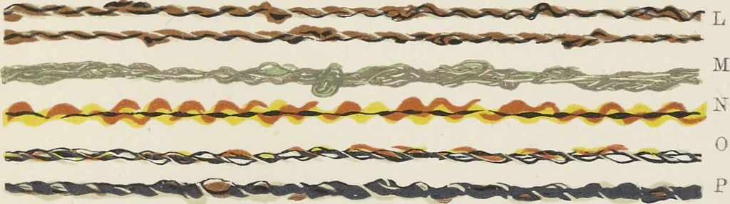 An illustration from Colour in woven design, 1890, leaf 378
